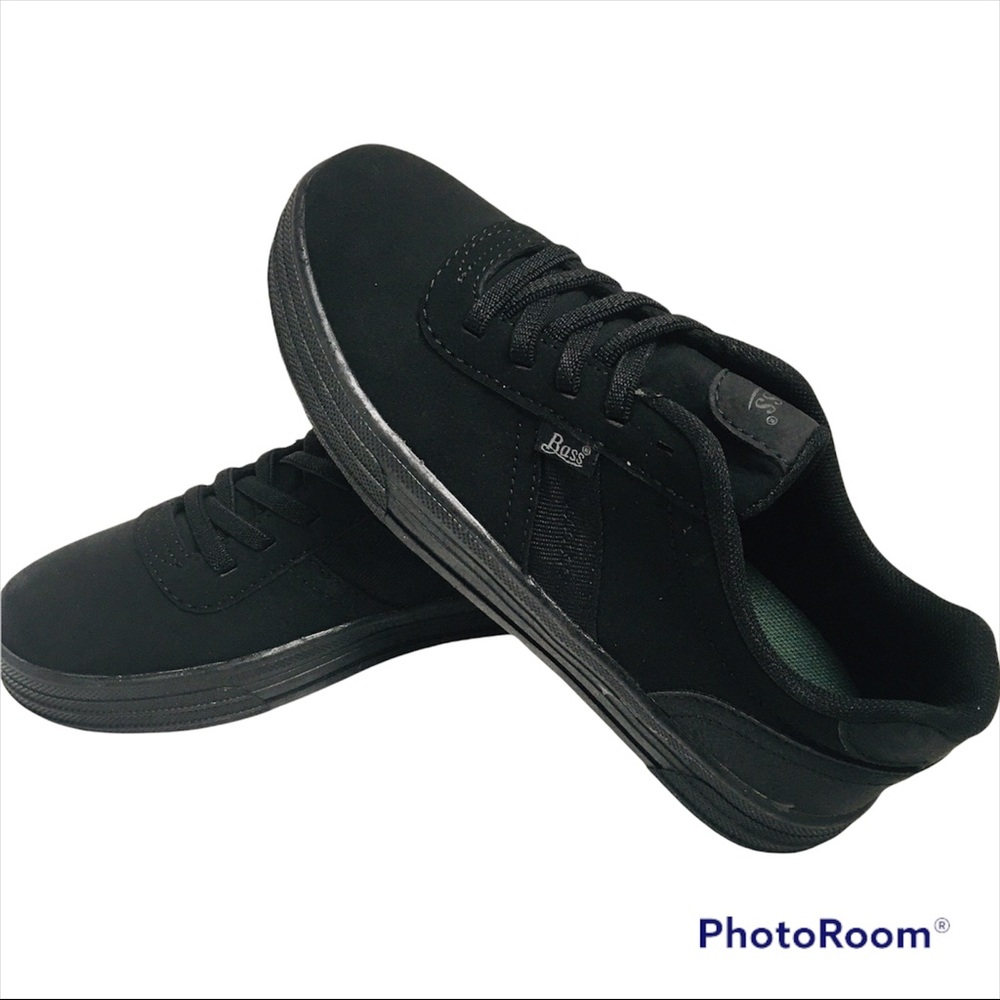 NEW G.H. BASS & CO. Slip-On Laced Shoe Boy's Size 3 Kid's Medium Width Black NIB - Picture 5 of 16